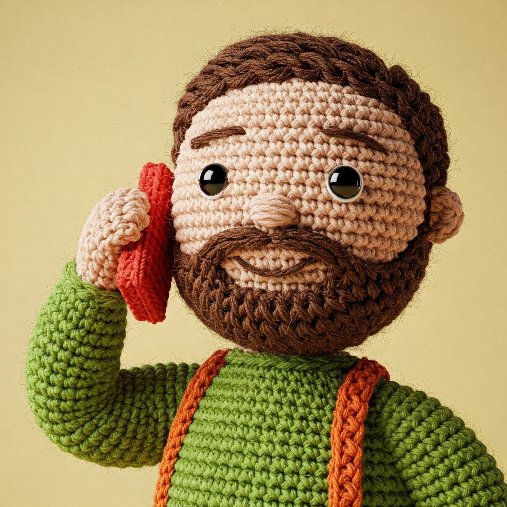 Man making a phone call to Ana's Notary Service